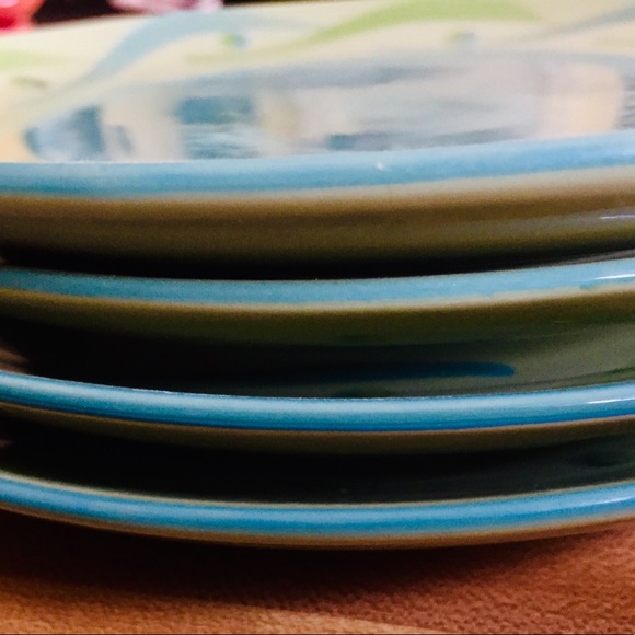 SLAH 2 Provence Swirly Salad Plates by Gail Pitman EUC - Picture 3 of 3